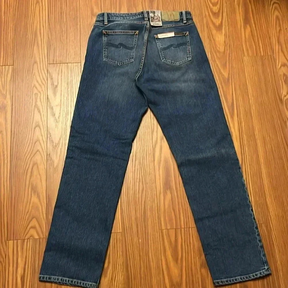 NWT Nudie Jeans Straight Sally Indigo Autumn Straight Leg - Picture 6 of 10